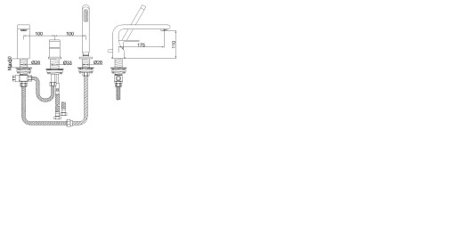 Bateria wannowa SAXO QB241S KOHLMAN