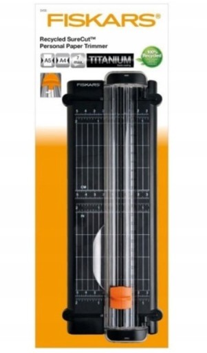 Gilotyna Obcinarka papieru A5 A4 FISKARS recycled