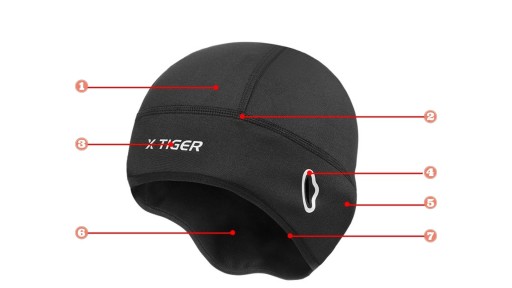 X-TIGER ЗИМНЯЯ ВЕЛОСИПЕДНАЯ ШЛЕМА, ТЕПЛАЯ, ТЕРМОАКТИВНАЯ, ЗИМНИЙ ШЛЕМ PRO С ВЕТРОЗАЩИТОЙ