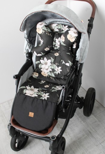 Wkładka do wózka spacerówki Kimberly XL 90 cm + poduszka motylek