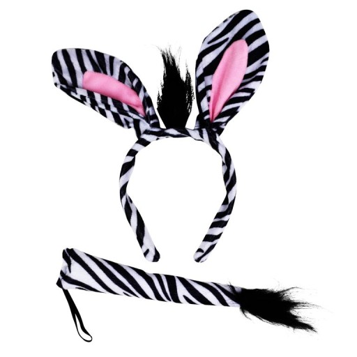 НАБОР ПООБОДКИ НА ГОЛОВУ BIG EARS TAIL ZEBRA OUTSTAND