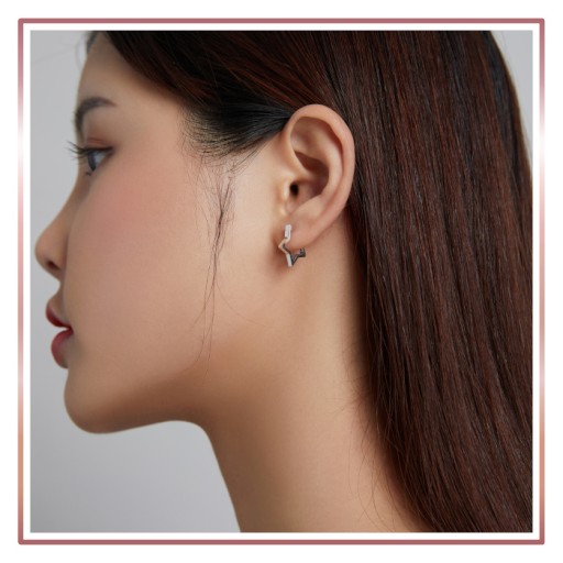 Серебряные серьги SUBTLE STARS S925