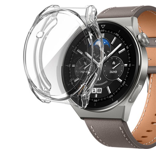 СИЛИКОНОВЫЙ ЧЕХОЛ ДЛЯ HUAWEI WATCH GT3 PRO 46 мм ПРОЗРАЧНЫЙ