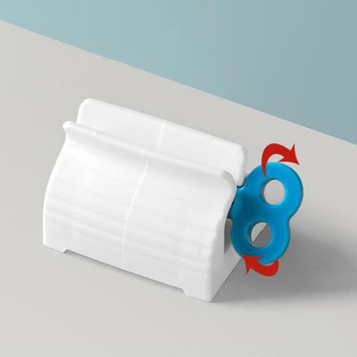 toothpaste seat holder stand rolling tube