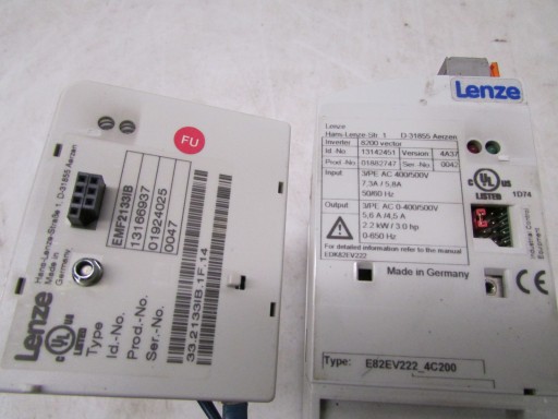 Преобразователь LENZE E82EV222_4C200 2,2 кВт 8200 Vector PROFIBUS-DP