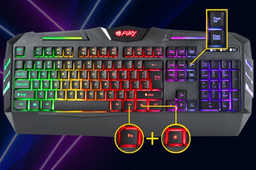 НАБОР ИГРОВОЙ КЛАВИАТУРЫ С ПОДСВЕТКОЙ ИГРОВОЙ МЫШИ
