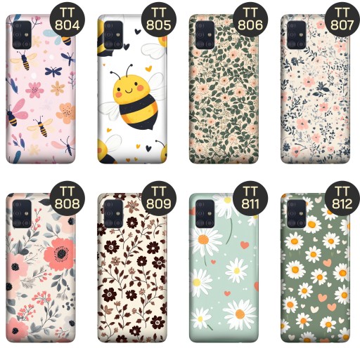 ETUI DO SAMSUNG GALAXY A51 5G WZORY WIOSNA KWIATY ROŚLINY OBUDOWA POKROWIEC
