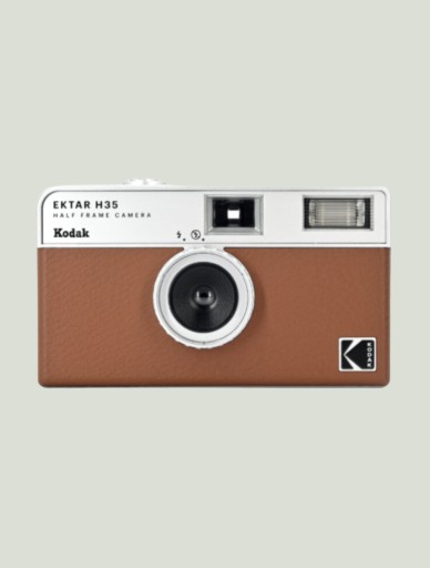 Фотоаппарат KODAK Ektar H35 35 мм в стиле ретро, ​​коричневый