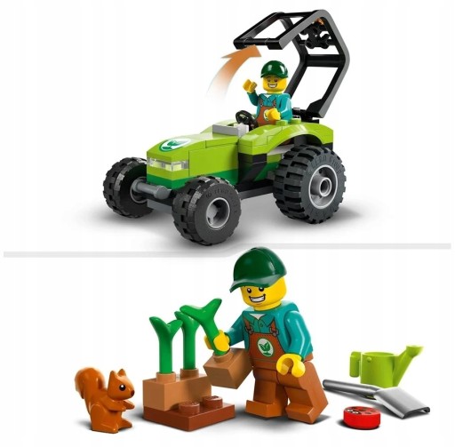 LEGO CITY 60390 TRAKTOR W PARKU