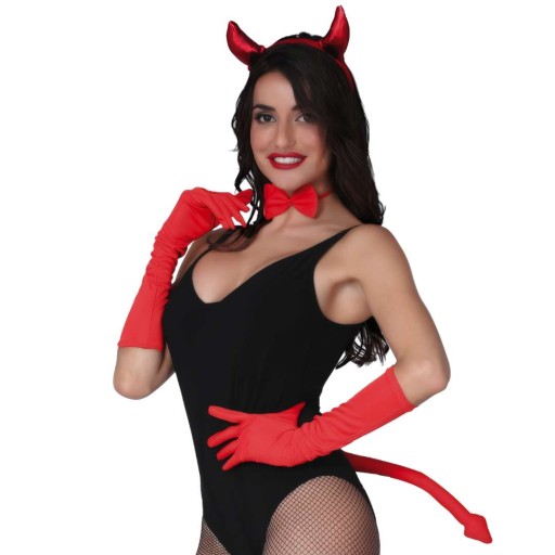 НАБОР аксессуаров HALLOWEEN DEVIL 3 шт.