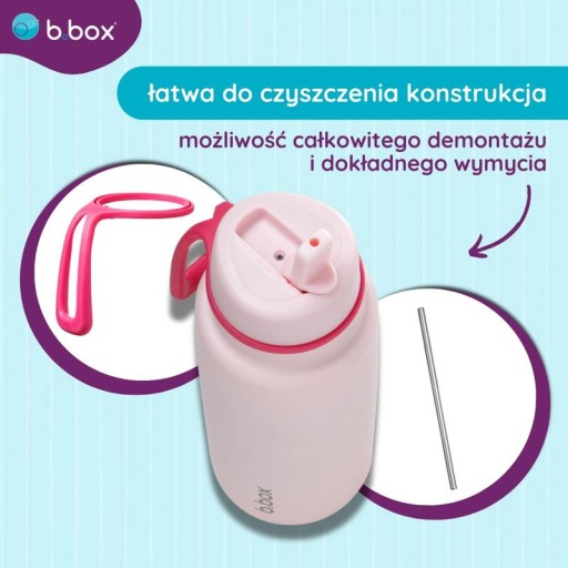 b.box Термос со складным мундштуком, термос из нержавеющей стали