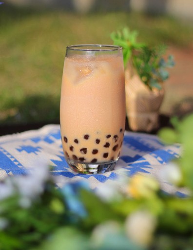 Bubble Tea лопающиеся фруктовые шарики молекулярная икра боба | Персик