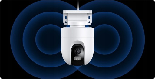 Kamera IP Zewnętrzna Xiaomi Outdoor CW400 2,5K Uchwyt 360 + Karta 256GB