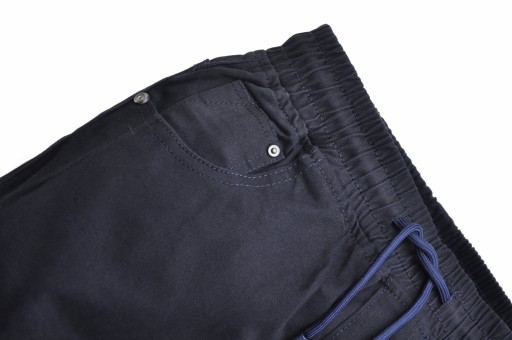 GULIO Брюки строгие JOGGERS, удобные, на резинке, темно-синие, размер 134/140