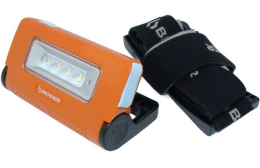 BERNER LATARKA LAMPA CZOŁOWA 2w1 AKU LED 335506