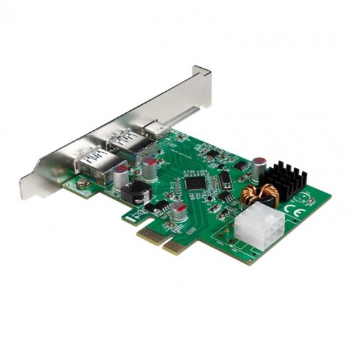 Контроллер LogiLink PC0090 PCIe 2x USB 3.0 и USB-C USB3.2