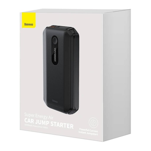 BASEUS POWERBANK JUMP STARTER BOOSTER 10000MAH USB ЗАЖИМЫ ДЛЯ ГОРЕЛКИ КАБЕЛИ