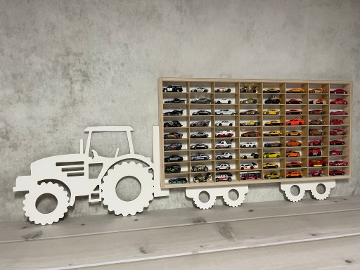 БЕЛАЯ ТРАКТОРНАЯ ПОЛКА для 72 рессор автомобиля HotWheels