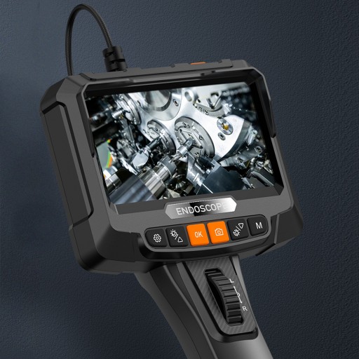 ИНСПЕКЦИОННАЯ КАМЕРА ЭНДОСКОП ВРАЩАЮЩАЯСЯ ГОЛОВКА 360° LED 1 м 32 ГБ SD IP67 3,9 мм