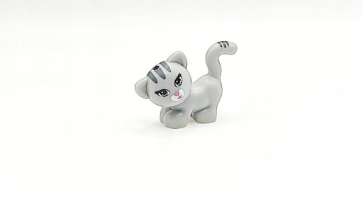 Лего фигурка Животные кошка котенок серый