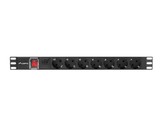 LISTWA ZASILAJĄCA RACK 2M 7xGNIAZD LANBERG C14 IEC