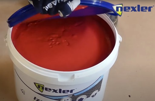 NEXLER IZOFOL ROOF 10KG КОРИЧНЕВЫЙ RAL 8016 жидкий рубероид, черепица, черепица