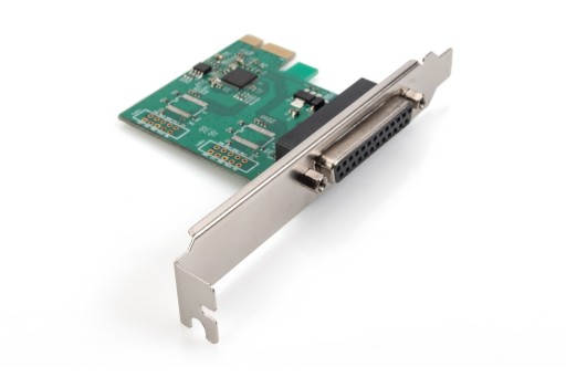 Контроллер LPT PCI Express 1xDB25Low Profile, набор микросхем: ASIX99100