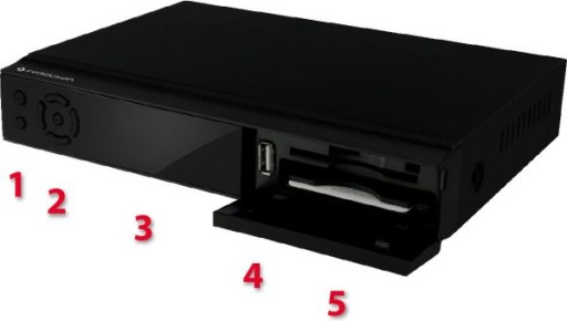 Комбинированный декодер спутникового телевидения Ferguson Ariva 255 DVBT-2 HEVC DVB-S2 DVB-C