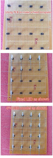 Куб 3D 64 LED 4x4x4 Синий Красный