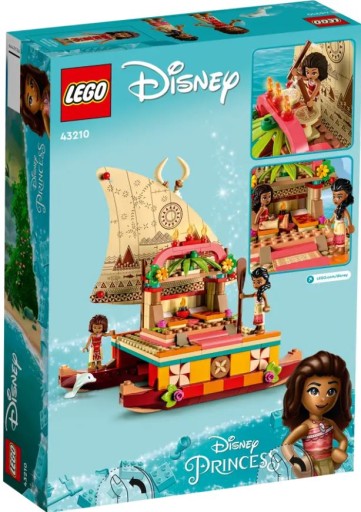 LEGO DISNEY BLOCKS 43210 Катамаран Моаны 321 деталь Лодка Корабль Лодка