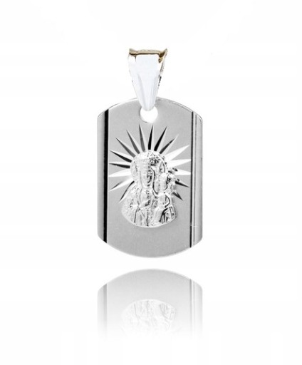 ! 925 Серебряная католическая медаль 925 1,96 г 2 см M7