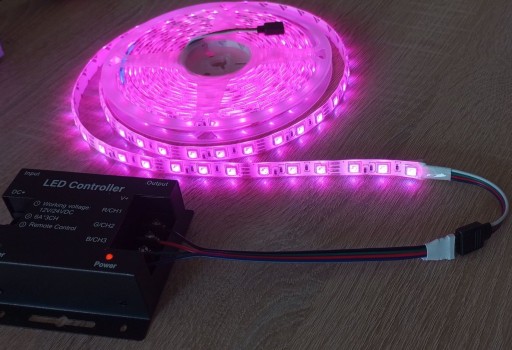 Контроллер светодиодного диммера RGB, цветной, 18 А, радиочастотный сенсорный пульт дистанционного управления