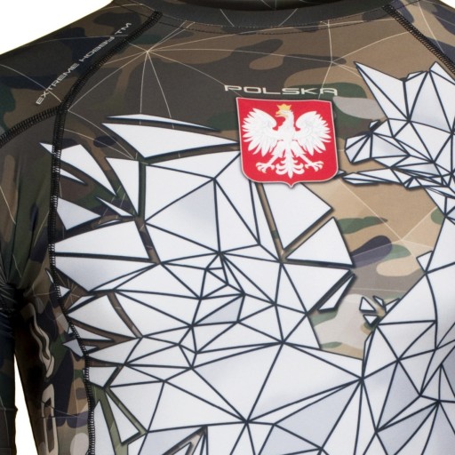 Мужская спортивная футболка для MMA BJJ POLSKA CAMO M
