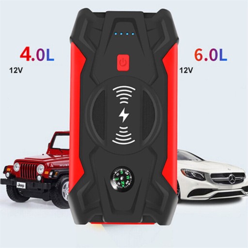 АВТОМОБИЛЬНЫЙ СТАРТЕР POWER BANK УСИЛИТЕЛЬ АККУМУЛЯТОРА БЕСПРОВОДНОЕ ЗАРЯДНОЕ УСТРОЙСТВО