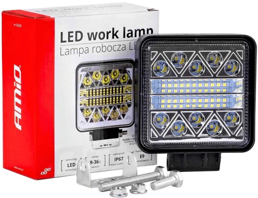 РАБОЧАЯ ЛАМПА ГАЛОГЕННАЯ ПОИСК 9-36В 26LED 6500K