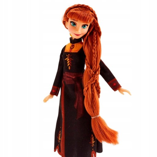 DISNEY FROZEN Frozen 2 кукла АННА с щипцами для завивки