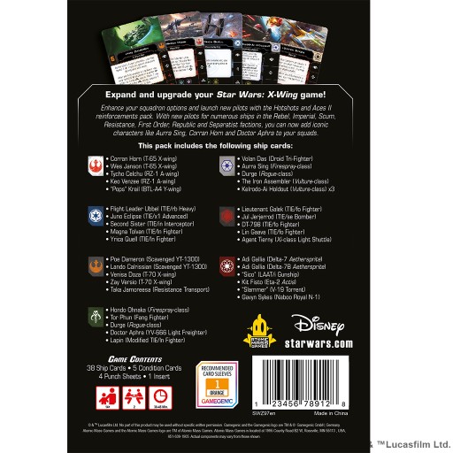 X-Wing Hotshots and Aces II Reinforcements Pack