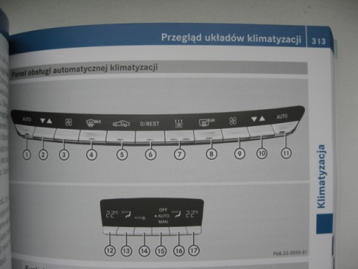 MERCEDES W221 2009-2013 S Klasa książka obsługi PL