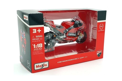 DUCATI Desmosedici MotoGP 2022 Lenovo № 43 Миллер 1:18 Maisto