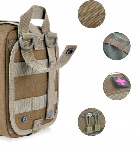 ВОЕННО-ТАКТИЧЕСКАЯ МЕДИЦИНСКАЯ НАСТЕННАЯ СУМКА MOLLE