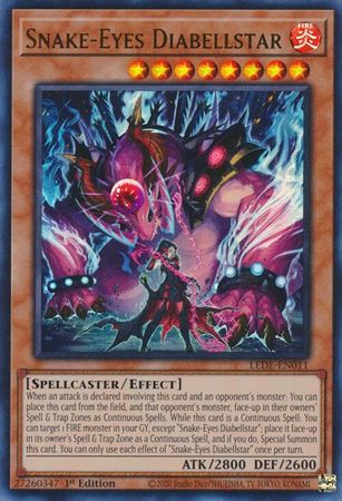 Yu-Gi-Oh! TCG: Snake-Eyes Diabellstar (LEDE)
