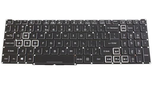 КЛАВИАТУРА ДЛЯ ACER AN515-55 AN515-56 AN515-57 / LED RGB V2