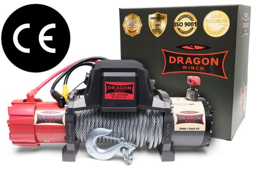 6T DRAGON WINCH 12V ELECTRIC CABLE WINCH для автоэвакуатора
