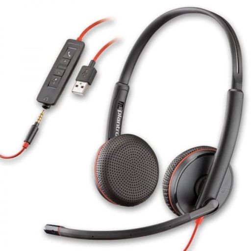 Гарнитура Blackwire 3225 USB-A + разъем 3,5 мм