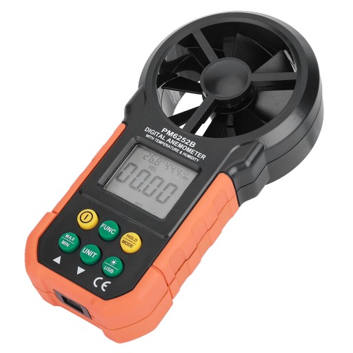 ANEMOMETR WIATROMIERZ MIERNIK WIATRU TEMPERATURY POMIAR PRĘDKOŚCI POWIETRZA