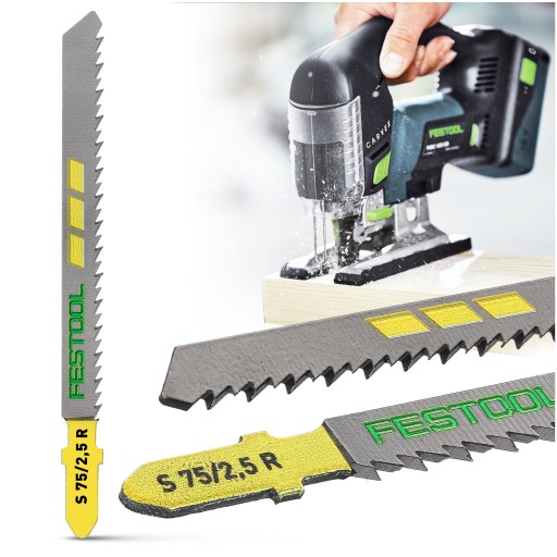 Полотно для лобзика по дереву Festool WOOD FINE CUT S 75/2.5 R 204259