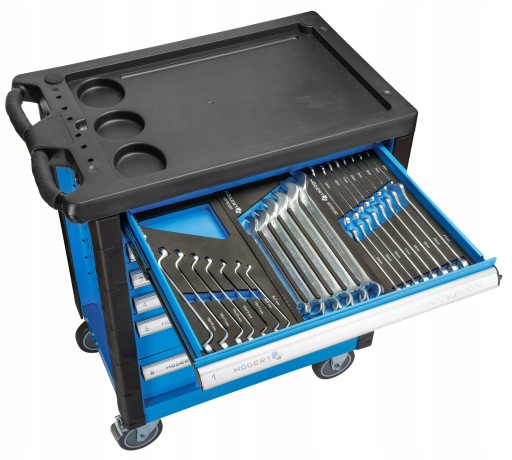 HOGERT HT7G052 ТЕЛЕЖКА ДЛЯ ИНСТРУМЕНТОВ, 171 шт.