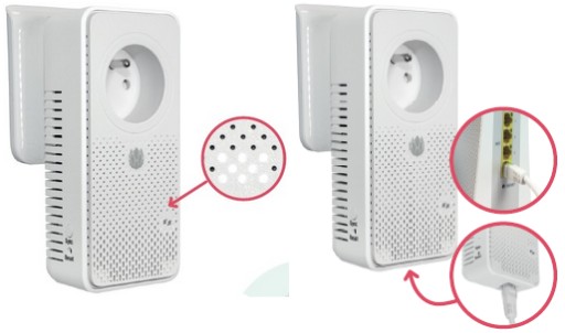 Набор из 3 усилителей сигнала POWERLINE WiFi Powerline Internet Booster