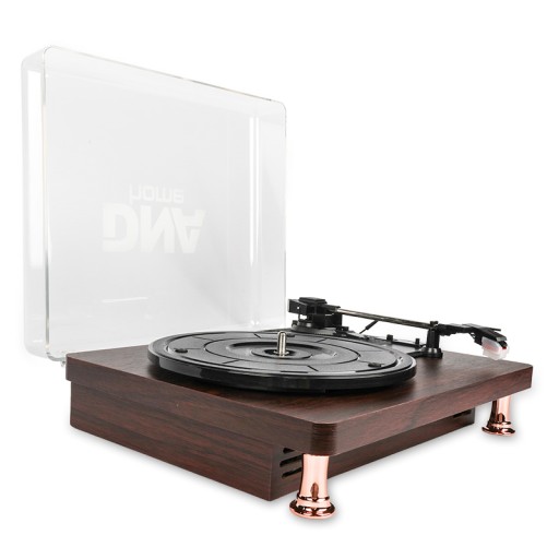 GRAMOFON RETRO Z GŁOŚNIKAMI ODTWARZACZ PŁYT WINYLOWYCH BLUETOOTH AUX RCA
