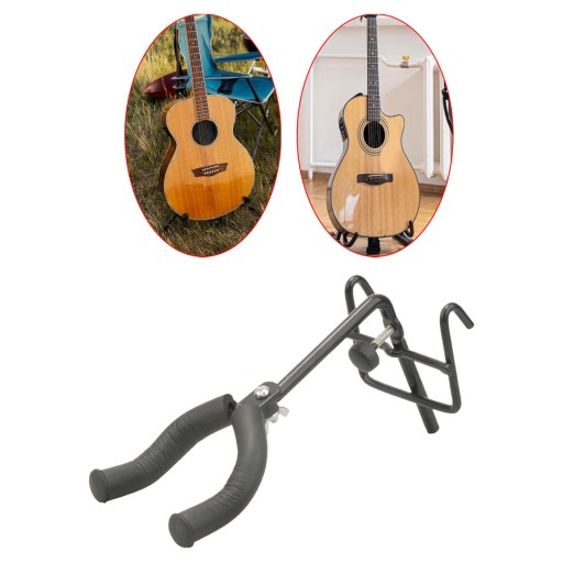 Metalowy stojak na gitarę Akcesoria do basu Stojak ekspozycyjny na gitarę akustyczną krótką